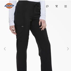 NWT Dickies Black Work Pants Scrubs